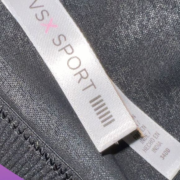 Victoria’s Secret VSX Front Zip Sports Bra Size 34DD - Picture 4 of 5